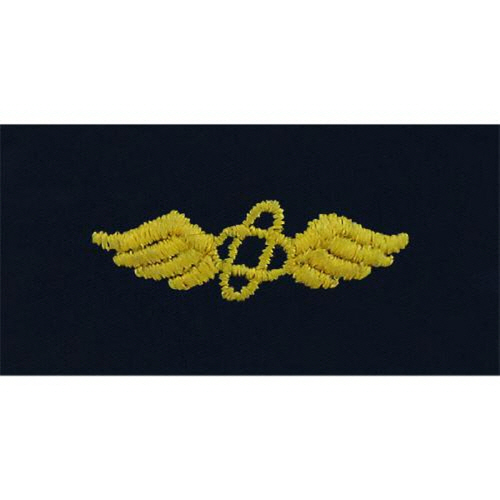 [Vanguard] Navy Embroidered Collar Device: Aviation Electronics - coverall