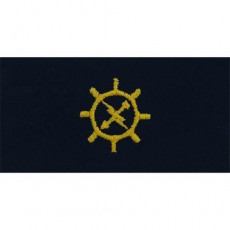 [Vanguard] Navy Embroidered Collar Device: Operations Technician - coverall