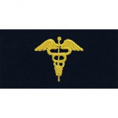 [Vanguard] Navy Embroidered Collar Device: Physician Assistant - coverall