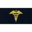 [Vanguard] Navy Embroidered Collar Device: Physician Assistant - coverall