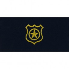 [Vanguard] Navy Embroidered Collar Device: Physical Security - coverall