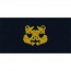 [Vanguard] Navy Embroidered Collar Device: Boatswain - embroidered on coverall