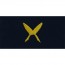 [Vanguard] Navy Embroidered Collar Device: Ships Clerk - embroidered on coverall