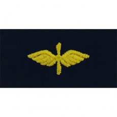 [Vanguard] Navy Embroidered Collar Device: Aviation Maintenance Tech - coverall