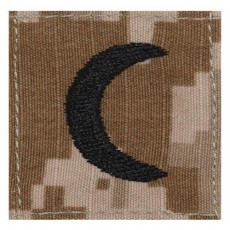 [Vanguard] Navy Collar Device: Desert Digital Embroidered Muslim Chaplain