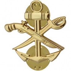 [Vanguard] Navy Collar Device: Special Warfare Combat Craft Crew SWCC - gold
