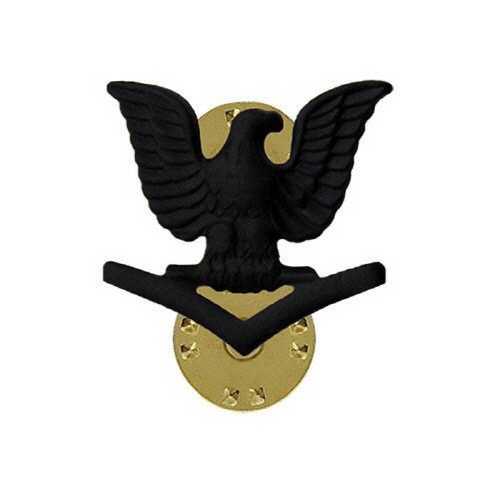 [Vanguard] Marine Corps Collar Device: E4 Petty Officer - black metal