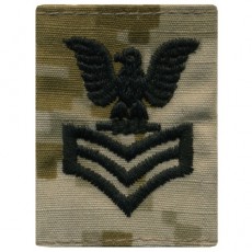 [Vanguard] Navy Parka Tab Device: Desert Digital Embroidered E6 First Class Petty Officer