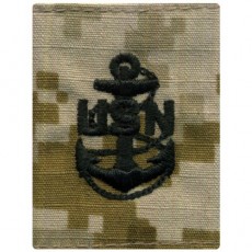 [Vanguard] Navy Parka Tab Device: Desert Digital Embroidered E7 Chief Petty Officer