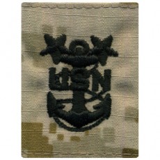[Vanguard] Navy Parka Tab Device: Desert Digital Embroidered E9 Master Chief Petty Officer