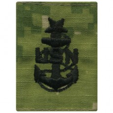 [Vanguard] Navy Parka Tab Device: Woodland Digital Embroidered E8 Senior Chief Petty Officer