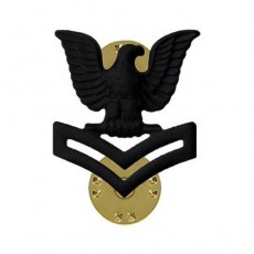 [Vanguard] Marine Corps Collar Device: E5 Petty Officer - black metal