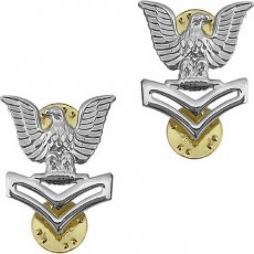 [Vanguard] Navy Metal Coat Epaulet Device: E5 Petty Officer