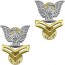 [Vanguard] Navy Metal Coat Epaulet Device: E5 Petty Officer: Good Conduct