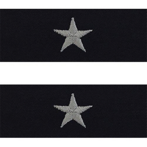 [Vanguard] Navy Embroidered Collar Device: Rear Admiral Lower - coverall