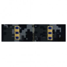 [Vanguard] Navy Embroidered Collar Device: Warrant Officer 2 - Type I Blue Digital