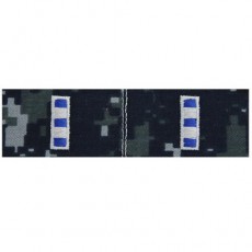 [Vanguard] Navy Embroidered Collar Device: Warrant Officer 4 - Type I Blue Digital