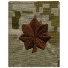 [Vanguard] Navy Parka Tab Device: Desert Digital Embroidered LCDR Lieutenant Commander