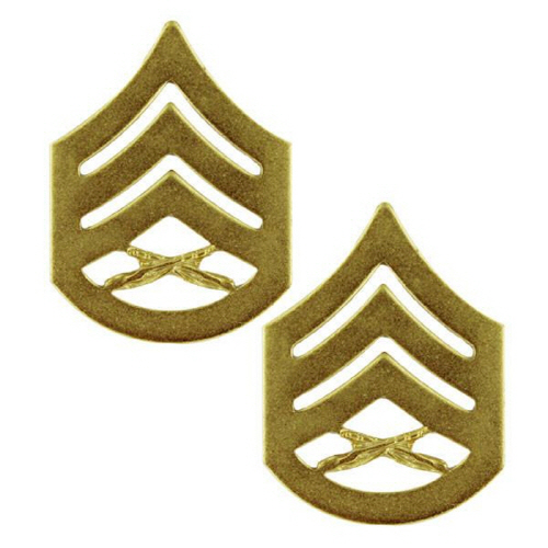 [Vanguard] Marine Corps Chevron: Staff Sergeant - satin gold