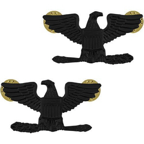 [Vanguard] Marine Corps Collar Device: Colonel - black metal