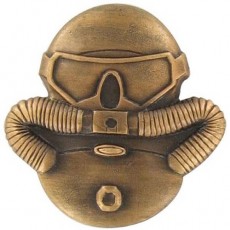 [Vanguard] Marine Corps Badge: Combatant Divers - antique gold, regulation size