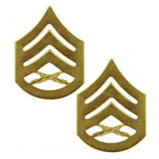 [Vanguard] Marine Corps Chevron: Staff Sergeant - satin gold