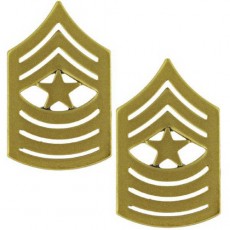 [Vanguard] Marine Corps Chevron: Sergeant Major - satin gold