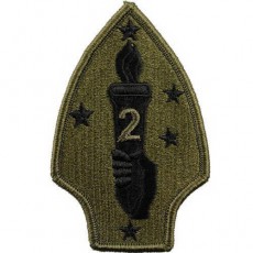 [Vanguard] Marine Corps Shoulder Patch: Second Division - subdued