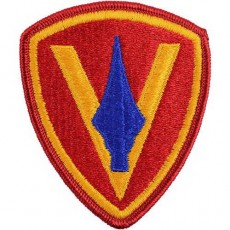 [Vanguard] Marine Corps Shoulder Patch: Fifth Division - color