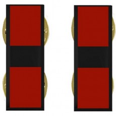 [Vanguard] Marine Corps Collar Device: Warrant Officer 3 - black metal