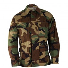 [Propper] Uniform BDU Coat (Woodland) / F5450 / [프로퍼] 유니폼 BDU 군복 상의 (우드랜드) (XLR사이즈)