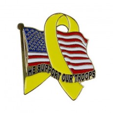 [Vanguard] Lapel Pin: We Support Our Troops