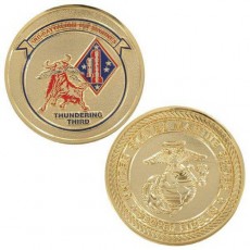 [Vanguard] Marine Corps Coin: Third Battalion First Marines Thundering Third