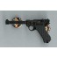 Full-Size Pewter Pin - Luger (Black)