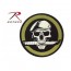Rothco Military Skull &amp; Knife Patch With Hook Back
