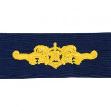 [Vanguard] Coast Guard Embroidered Badge: Cutterman Officer - Ripstop fabric