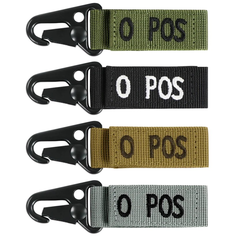 CONDOR 239 혈액형 열쇠고리 택티컬 키체인/Blood Type Key Chain