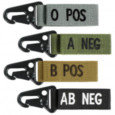 CONDOR 239 혈액형 열쇠고리 택티컬 키체인/Blood Type Key Chain
