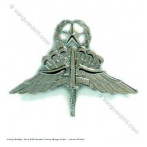 [Vanguard] Army Badge: Free Fall Master Jump Wings Halo - mirror finish