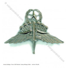 [Vanguard] Army Badge: Free Fall Master Jump Wings Halo - mirror finish