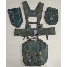 German Camo Harness Set / 독일군 카모 하네스 셋 (사용품 - 상태 C급) (국내배송)
