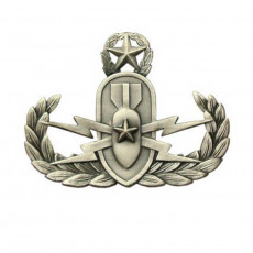 [Vanguard] Badge: Master Explosive Ordnance Disposal - Miniature, Oxidized / 폭발물 처리반 무광 미니어쳐 배지