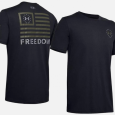 under armour ua men's freedom banner t shirt(1352147001md)