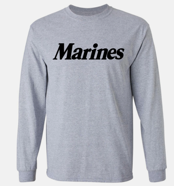 rothco marines printed 긴팔 t shirt