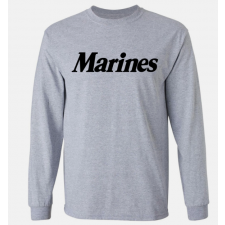 rothco marines printed 긴팔 t shirt