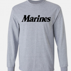 rothco marines printed 긴팔 t shirt
