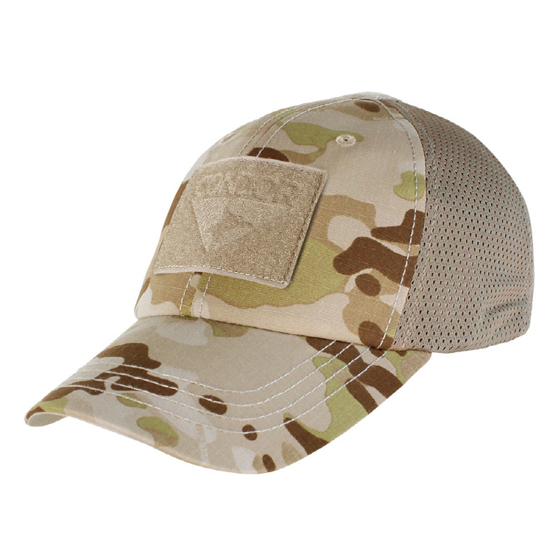 [Condor] Mesh Tactical Cap with Multicam Arid / TCM-022 / [콘돌] 메쉬 택티컬 캡 멀티캠 에리드