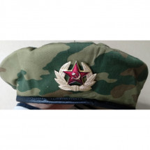 소련군 위장무늬 베레모 별 배지 USSR Camouflage Beret