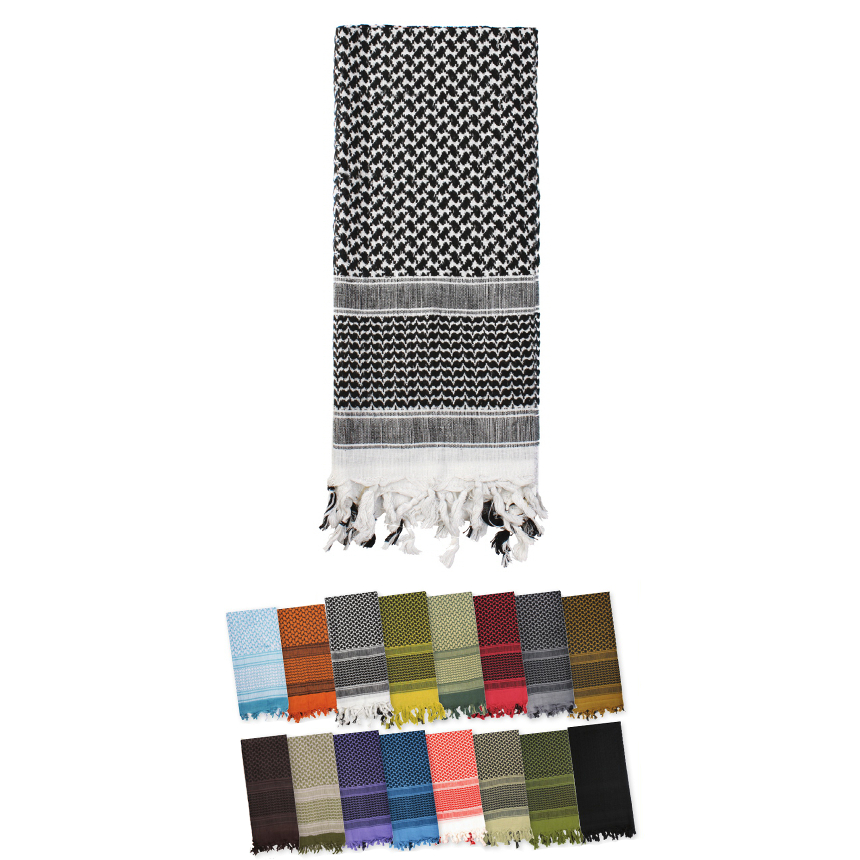 ROTHCO 라이트웨이트 쉬마그 택티컬 데저트 스카프 / Lightweight Shemagh Tactical Desert Scarves / 4537