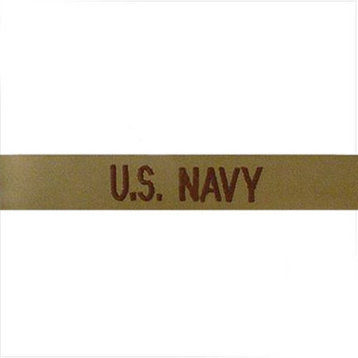[Vanguard] Navy Name Tape: U.S. Navy - Desert / 미해군 네임탭: U.S. Navy - Desert (박음질용)